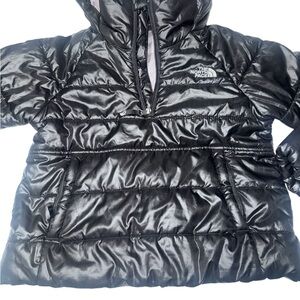 The North Face Kids Shiny Black Puffer Jacket
